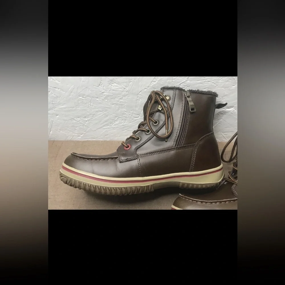 Excellent Pajar Grainger Men's 9-9.5 Boots Brown Leather Waterproof Insulated